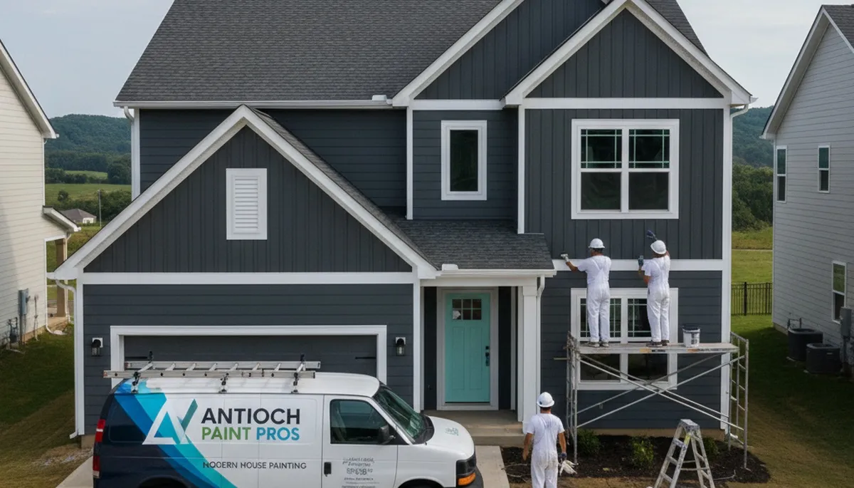Professional house painters in Nashville, TN providing residential painting services