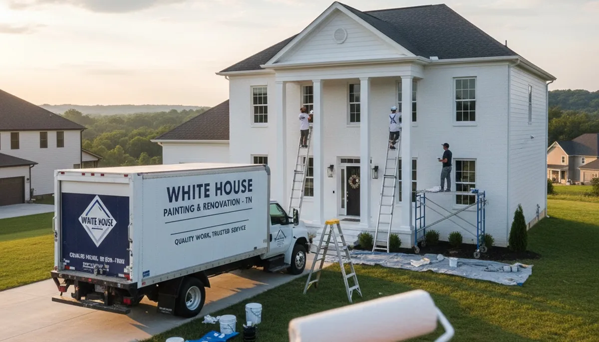 House painting service in Nashville, TN by local painters for residential exterior and interior projects